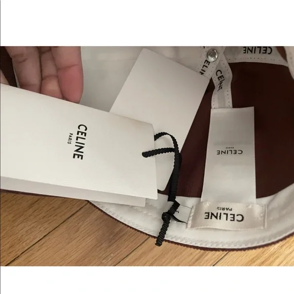 Celine triomphe baseball cap in corduroy-S - Picture 4 of 5